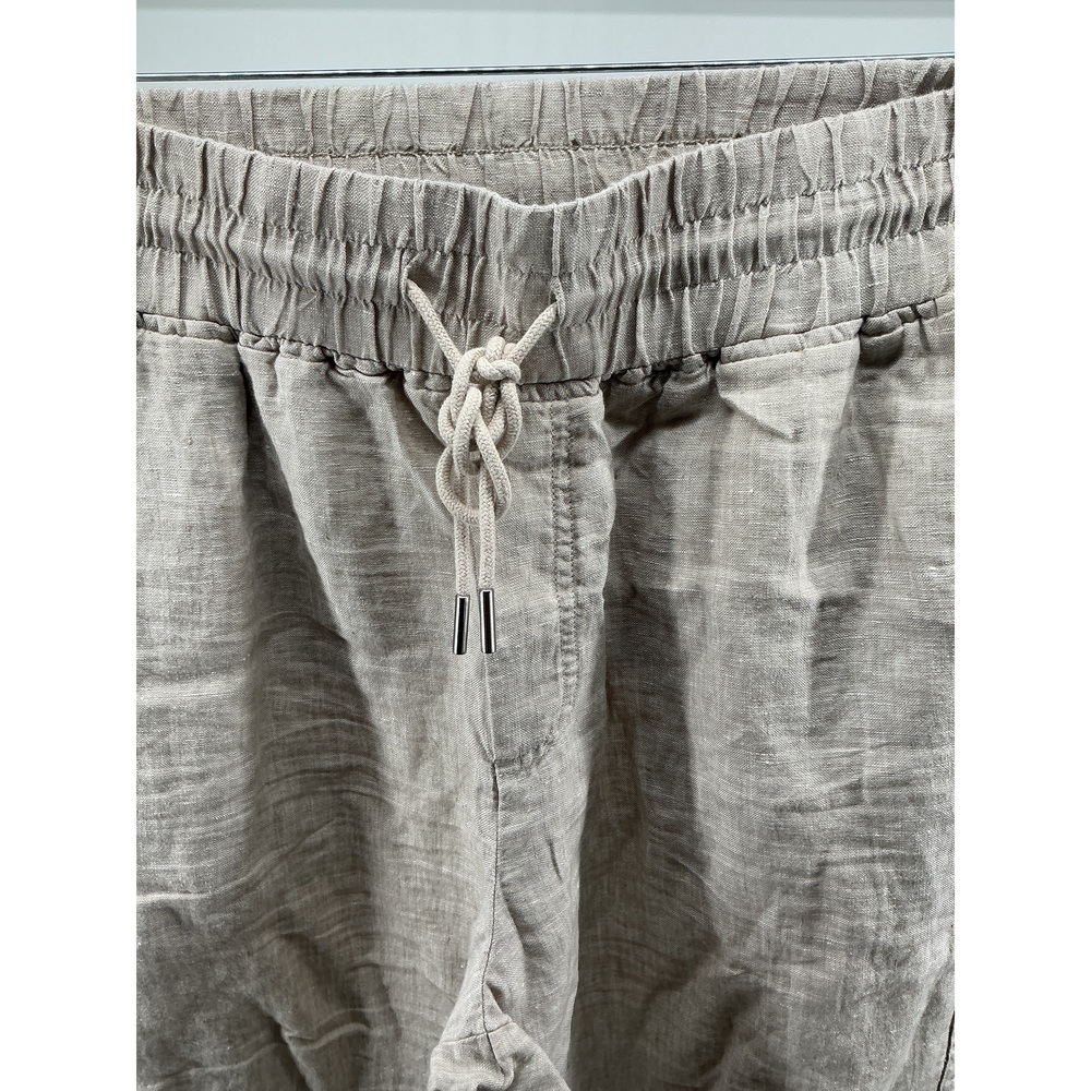 100% European Linen Wide Leg Pants - 28" - Picture 3 of 3